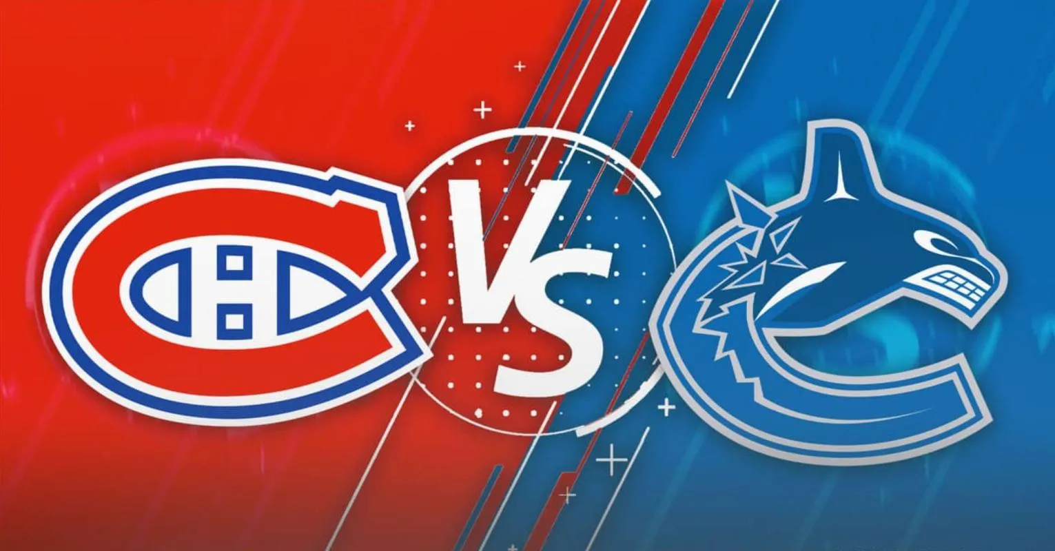 Logo du Canadien vs Logo des Canucks