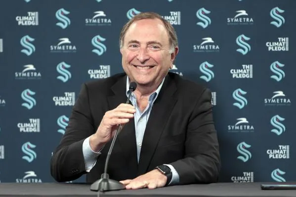 NHL Commissioner Gary Bettman in a press conference.