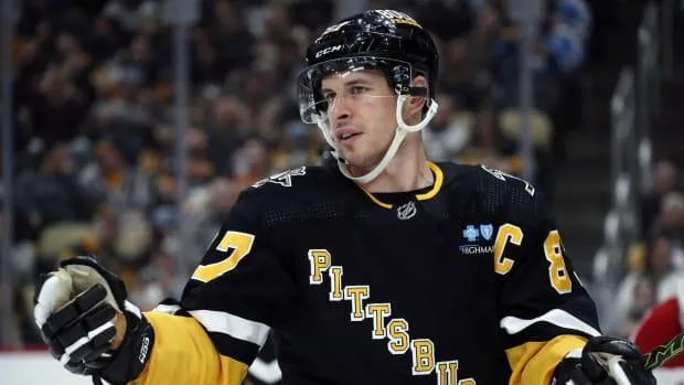 Sidney Crosby, captain of the Pittsburgh Penguins.