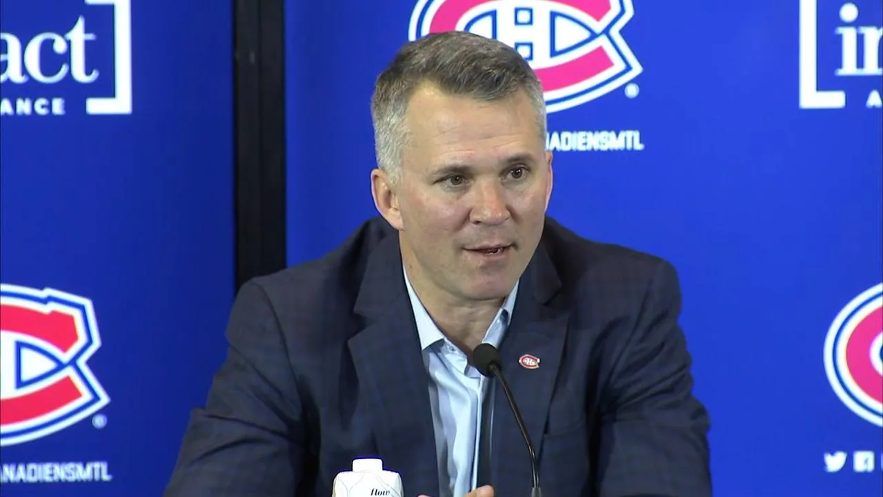 Montreal Canadiens head coach Martin St. Louis