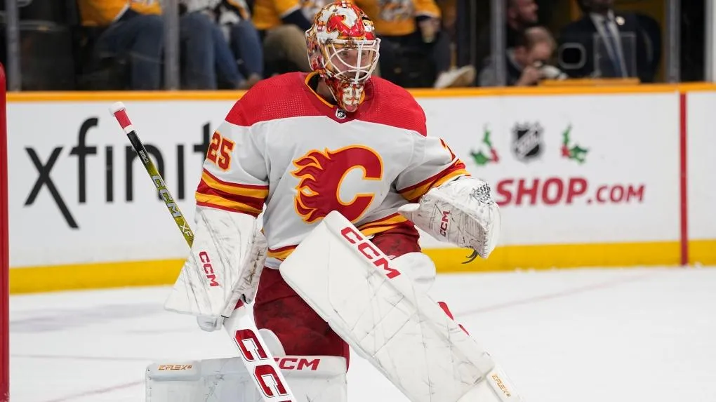 Jacob Markstrom of the Calgary Flames.