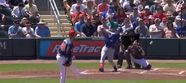 Lukes hits inside the park home run against the Braves.