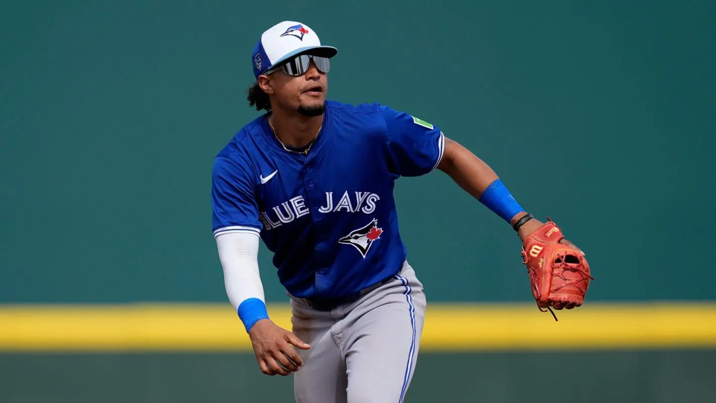 Santiago Espinal at Spring Training