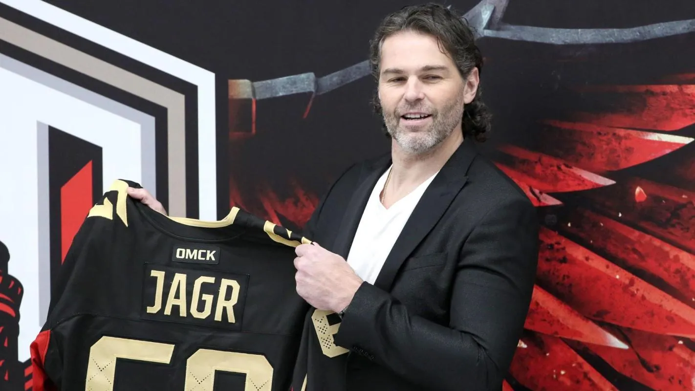 NHL legend Jaromir Jagr.