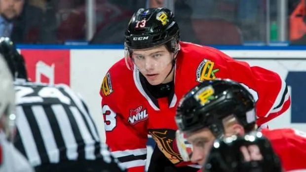 James Stefan of the WHL's Portland Winterhawks