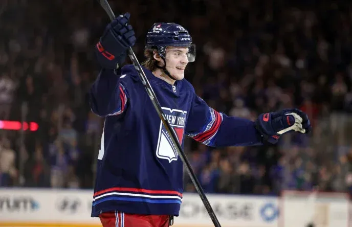 Matt Rempe of the New York Rangers.