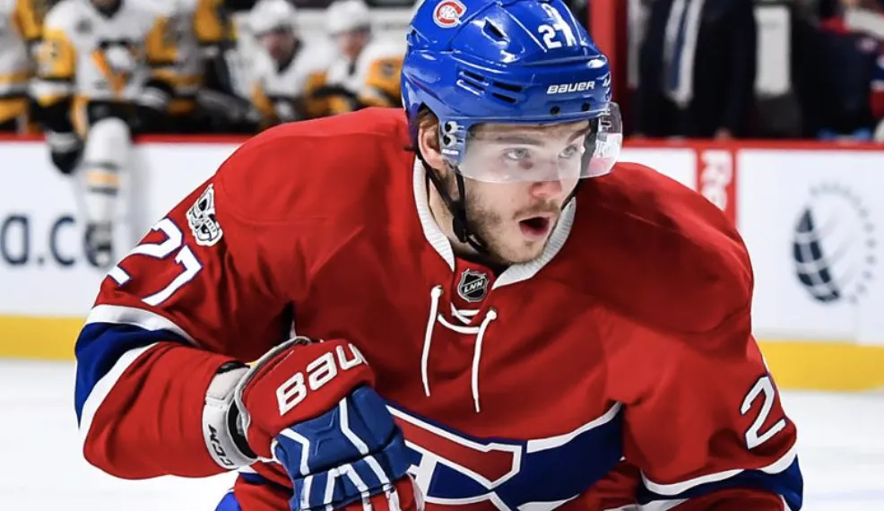Alex Galchenyuk lors de son séjour avec le Canadien de Montréal.