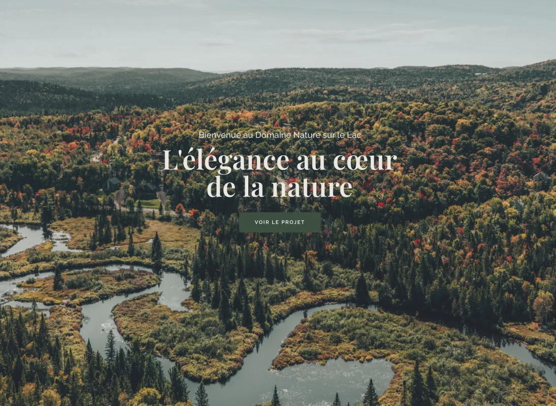 Le Domaine NATURESURLELAC de SteMargueriteduLacMasson