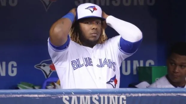 Vladimir Guerrero Jr. alone can't save Blue Jays' season. His reaction after being not-hot by the Houstan Astros. #Nohitter #BlueJays #Guerrerojr