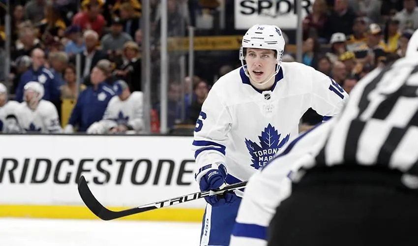 Mitch Marner, star forward of the Toronto Maple Leafs.