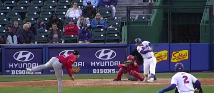 Danny Jansen hitting a grand slam for the Buffalo Bisons #bluejays #mlb