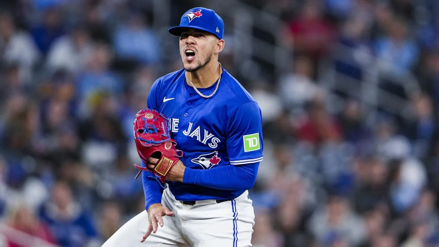 Berrios celebrating another win as he leads the league #mlb #bluejays