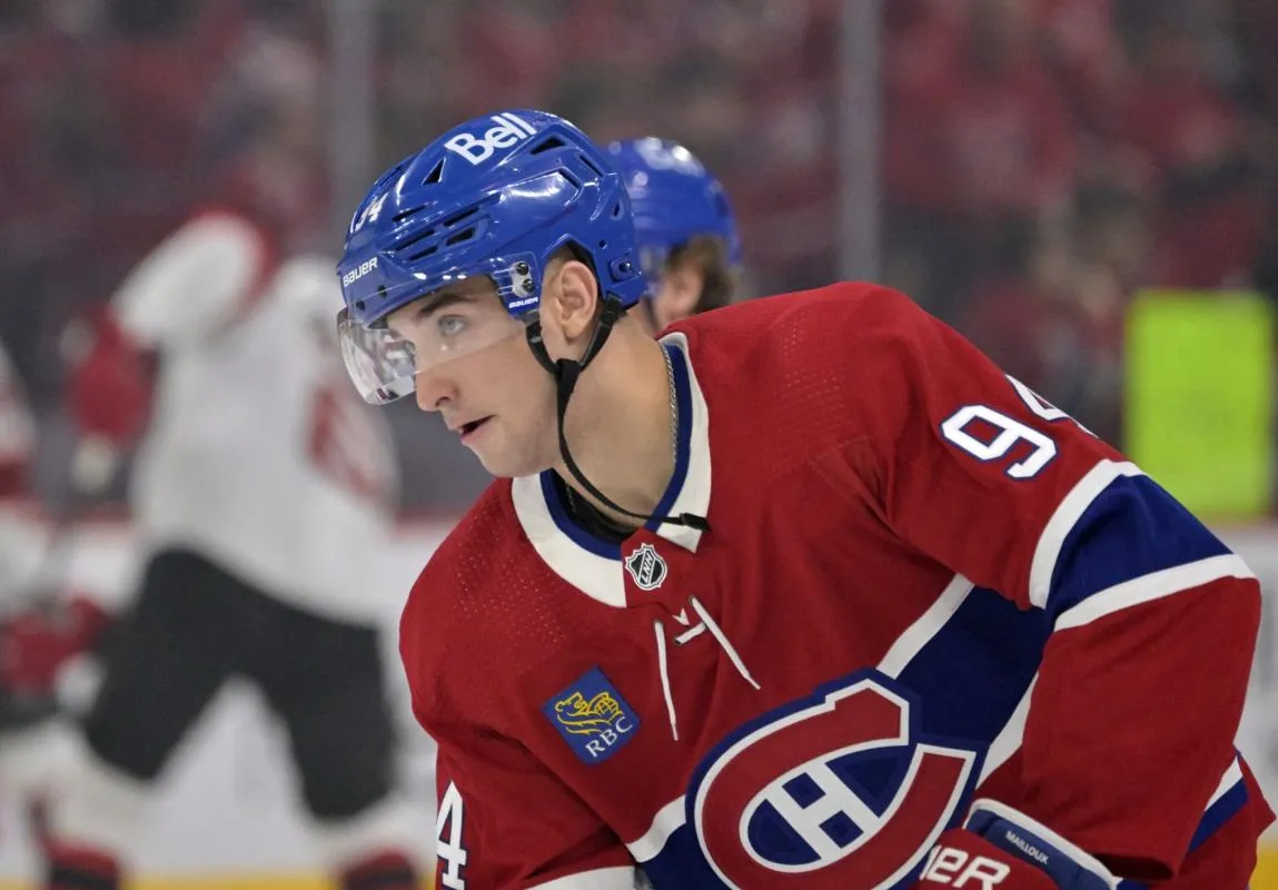Logan Mailloux avec le Canadien