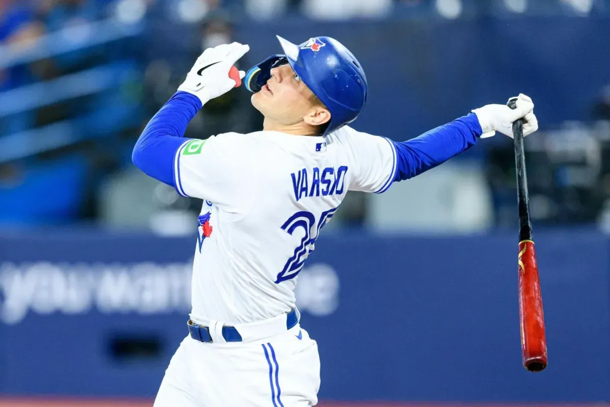Varsho hits another homerun #bluejays #mlb