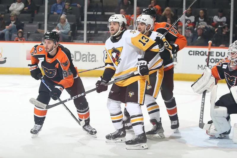 Wbs Penguins Begin Their Calder Cup Journey Against Rival Phantoms