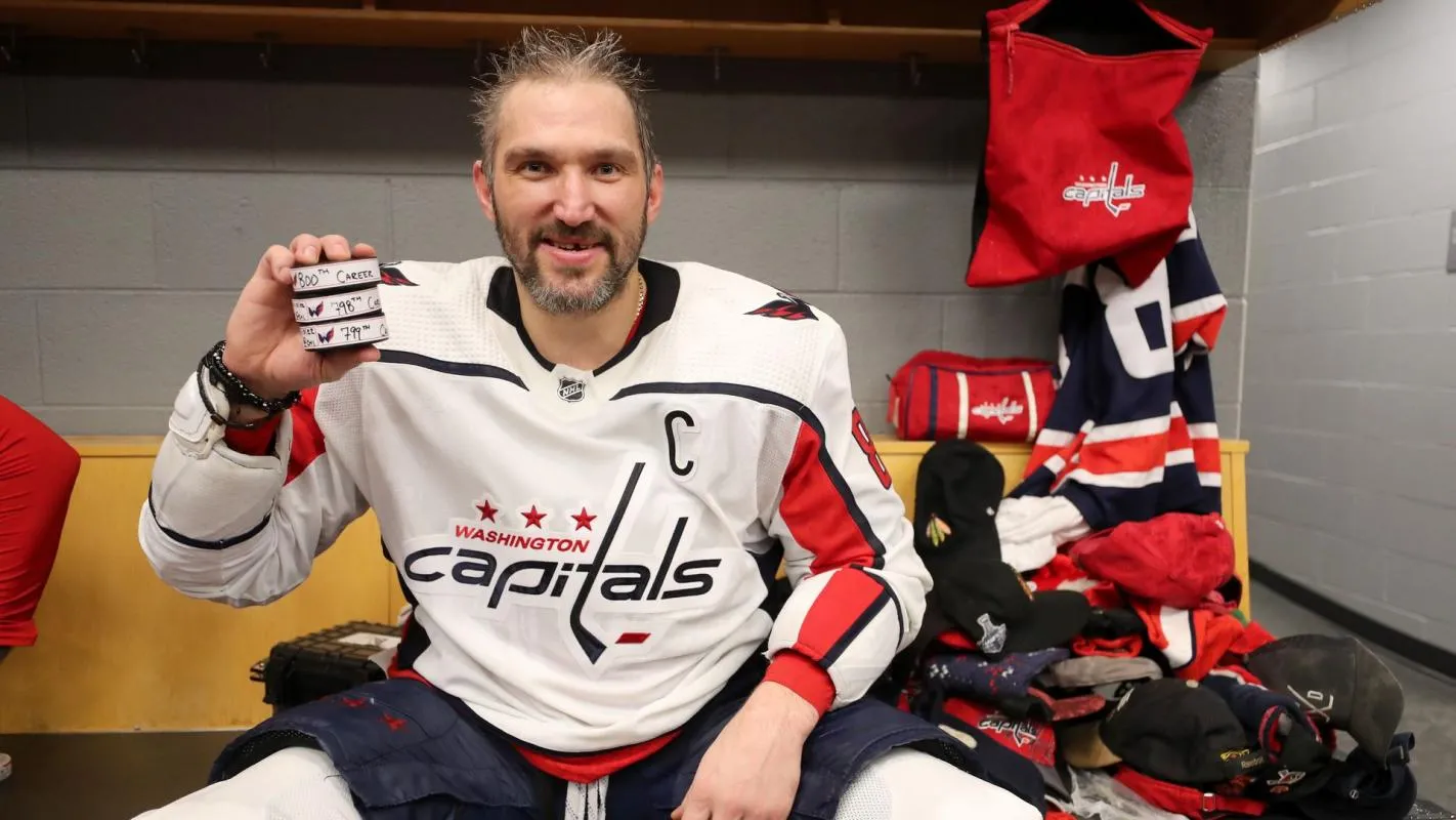 Alex Ovechkin of the Washington Capitals