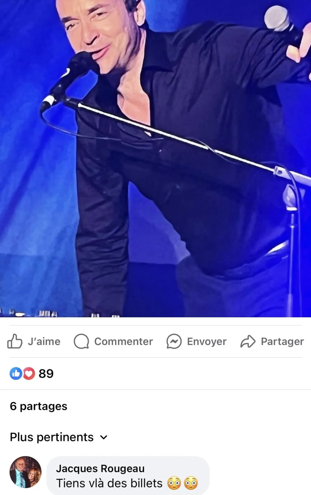 Jacques Rougeau taquine Mario Tessier sur Facebook - Comédie Geek