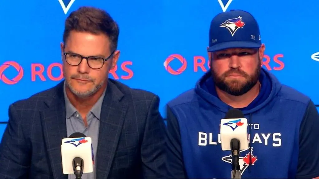 Atkins and Schneider #bluejays #mlb