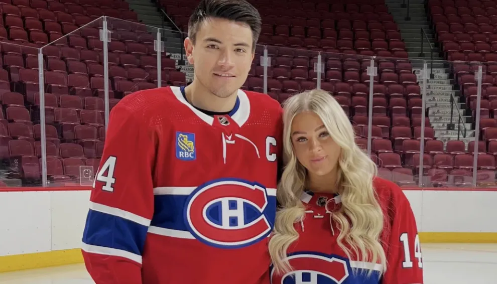 Publication très émouvante impliquant Nick Suzuki et sa fiancée