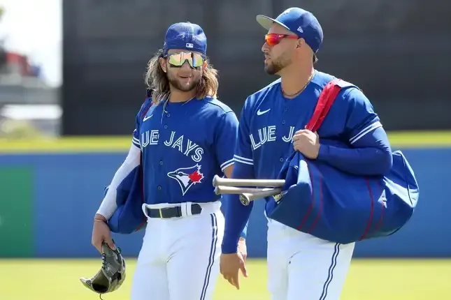 Bichette and Springer #bluejays #mlb