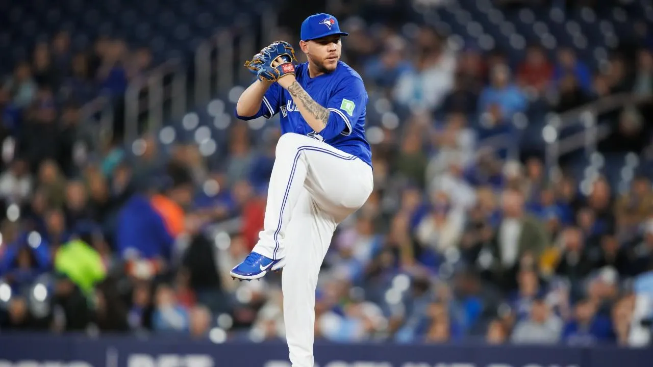 Rodriguez on the mound #bluejays #mlb