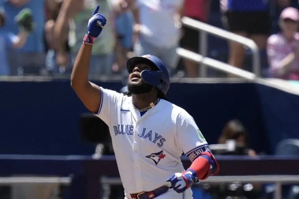Guerrero 8th in OBP #bluejays #mlb