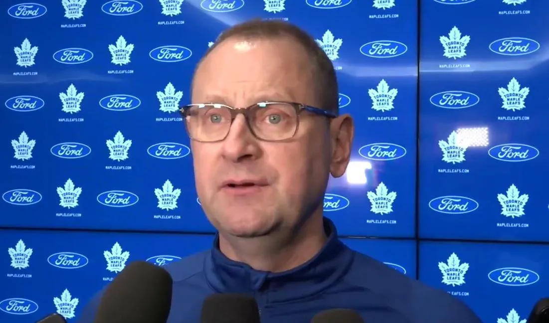 Toronto Maple Leafs general manger Brad Treliving in a press conference.