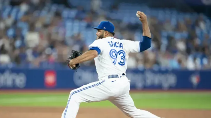 Yimi garcia pitching for the Jays #bluejays #mlb
