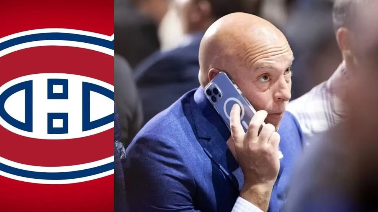 Kent Hughes au téléphone, Canadiens de Montréal