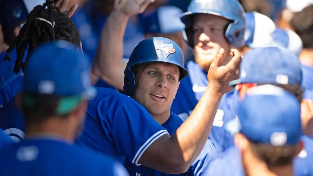 Blue Jays celebrate #bluejays #mlb