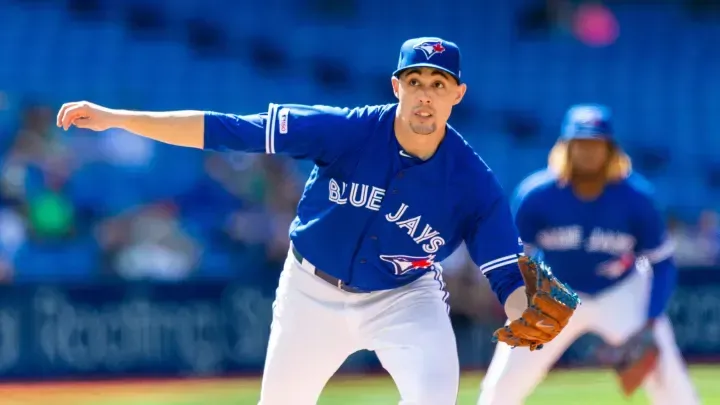 Sanchez on the mound for the Blue Jays #bluejays #mlb
