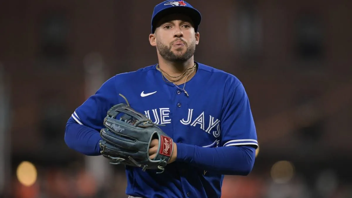 Springer upset #bluejays #mlb