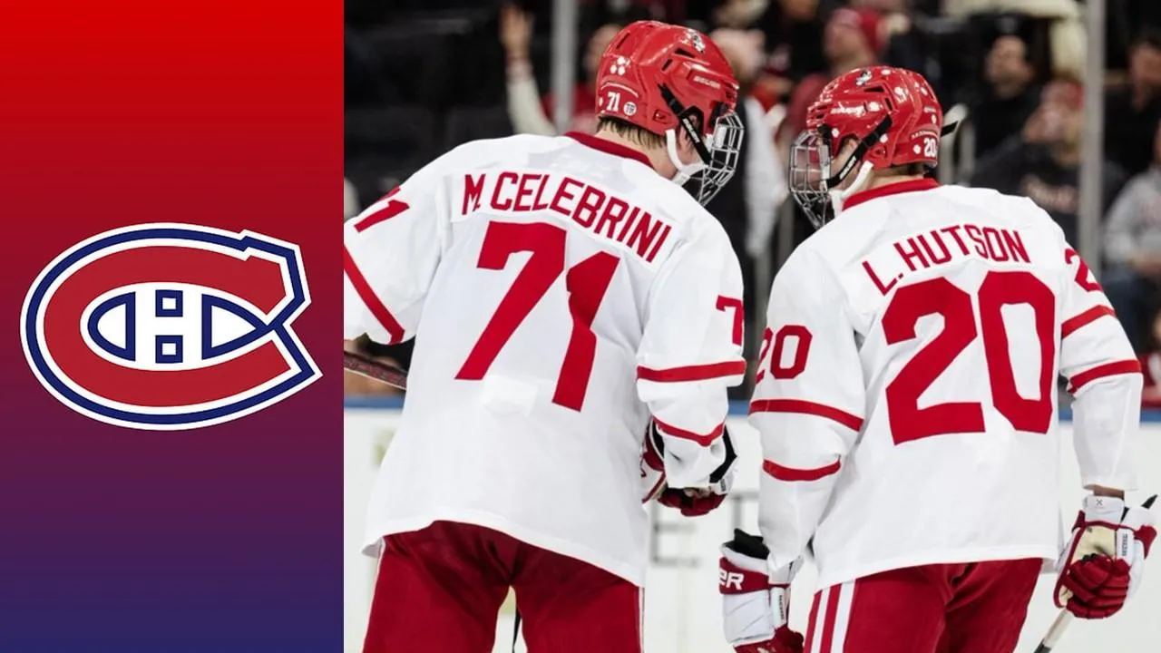 Macklin Celebrini, Lane Hutson, Canadiens de Montréal