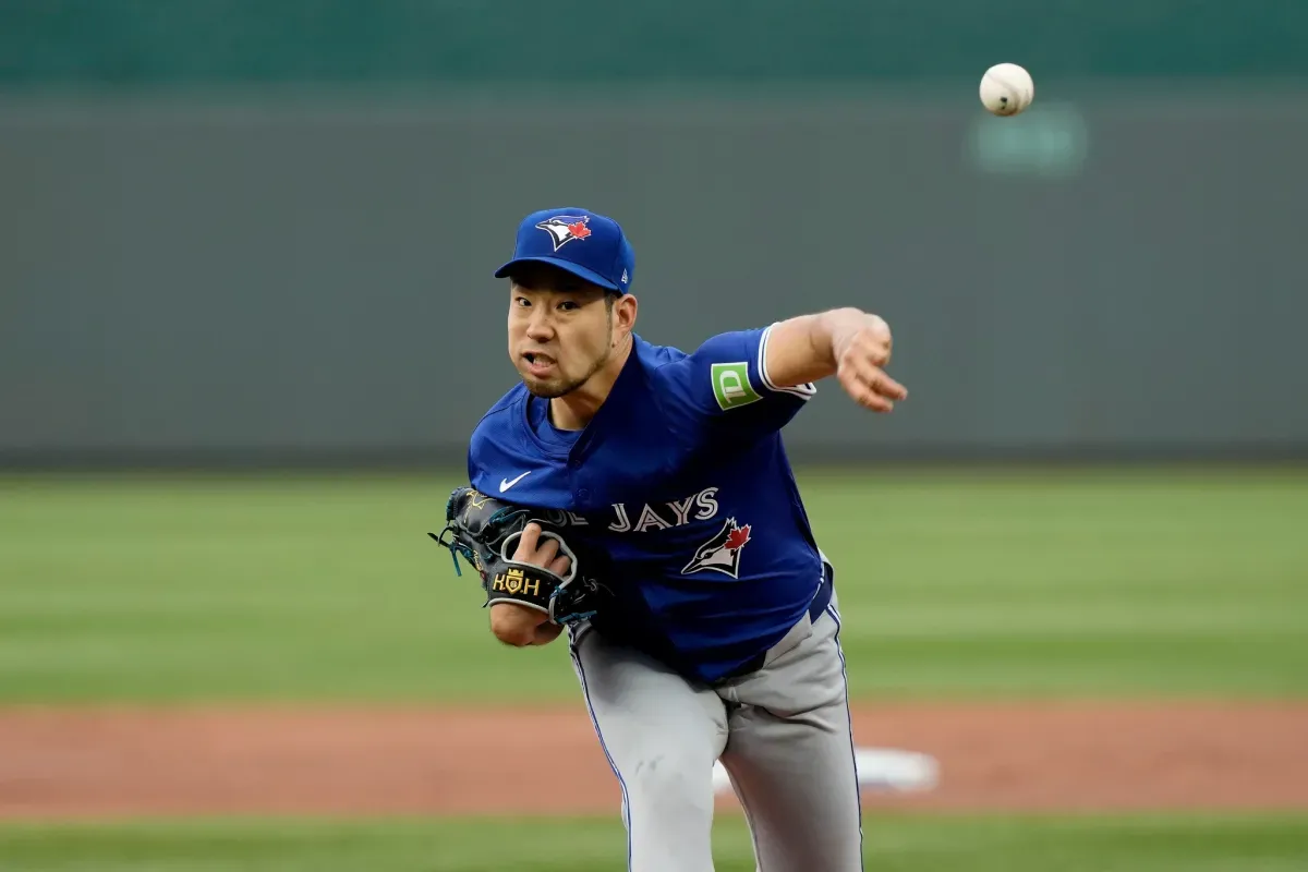 Kikuchi pitching for the Jays #bluejays #mlb