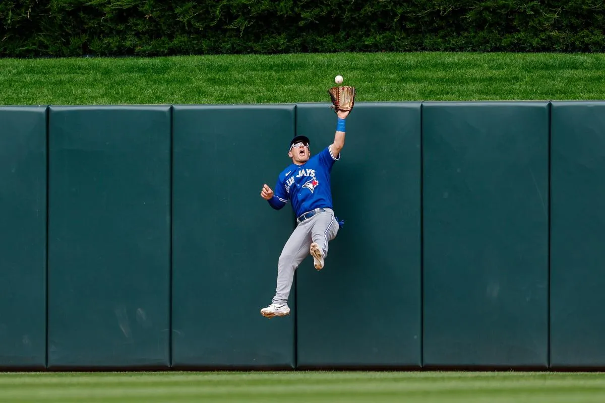 Varsho big catch #bluejays #mlb