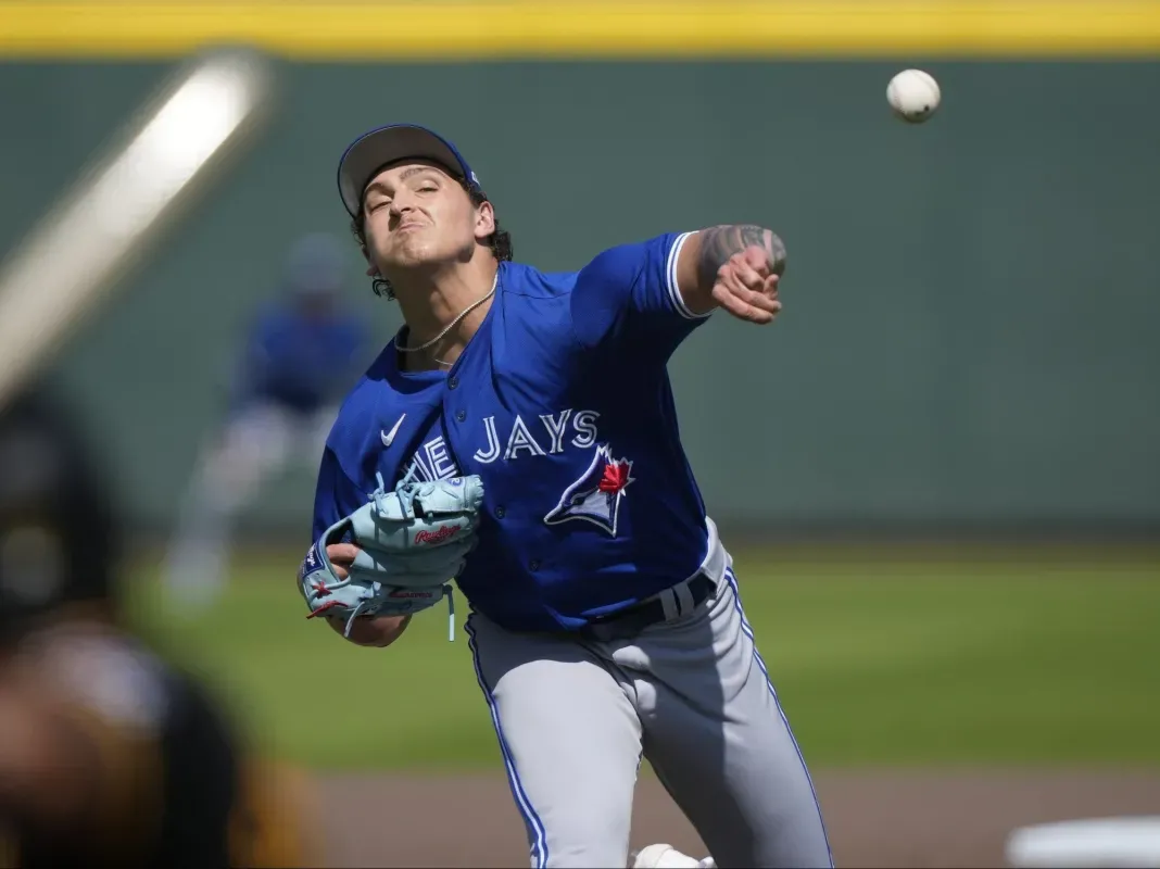 Tiedemann on the mound for the Jays #bluejays #mlb