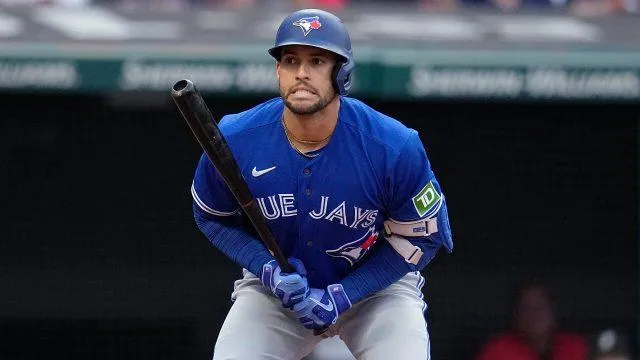 Springer at the plate for the Blue Jays #bluejays #mlb