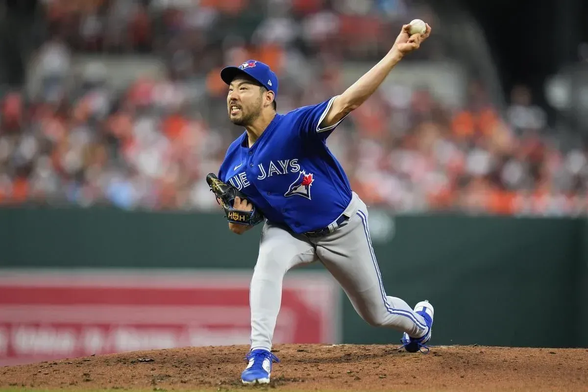 Kikuchi on the mound for the Jays #bluejays #mlb