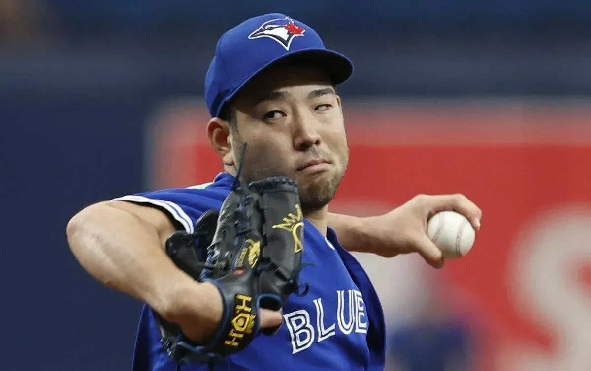 Kikuchi pitching for the Jays #bluejays #mlb
