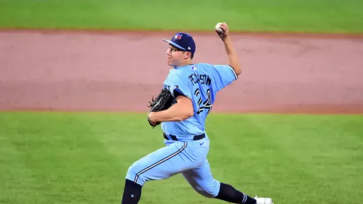 Pearson pitching for the Jays #bluejays #mlb