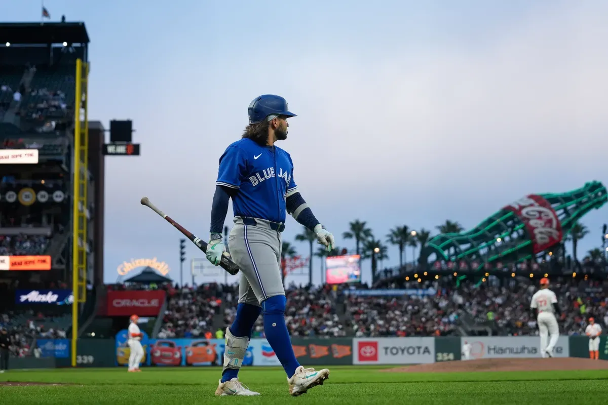 Bichette against the Giants #bluejays #mlb