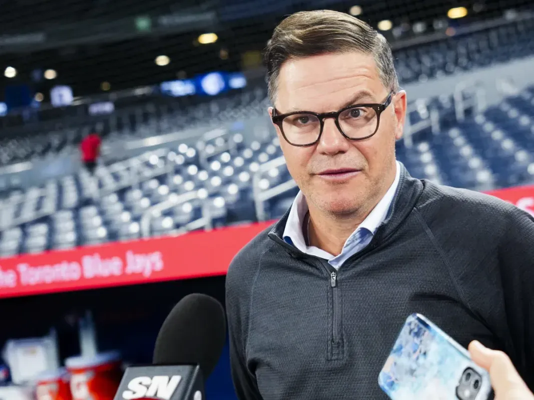 Atkins during interview #bluejays #mlb