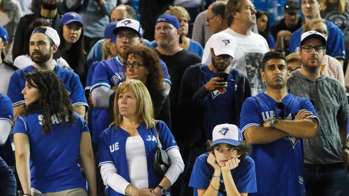 Upset Blue Jays fans #bluejays #mlb