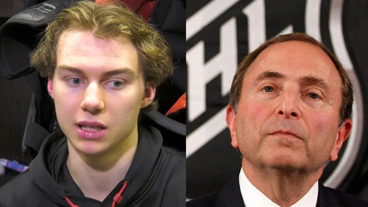Gary Bettman, Connor Bedard, LNH