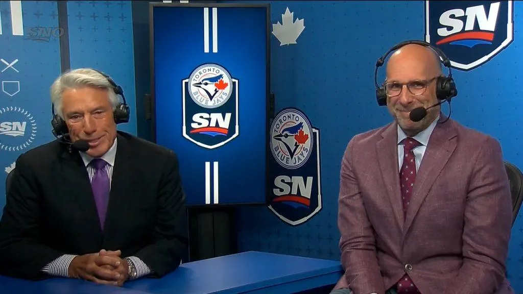 Martinez and Shulman on Sportsnet broadcast #bluejays #mlb