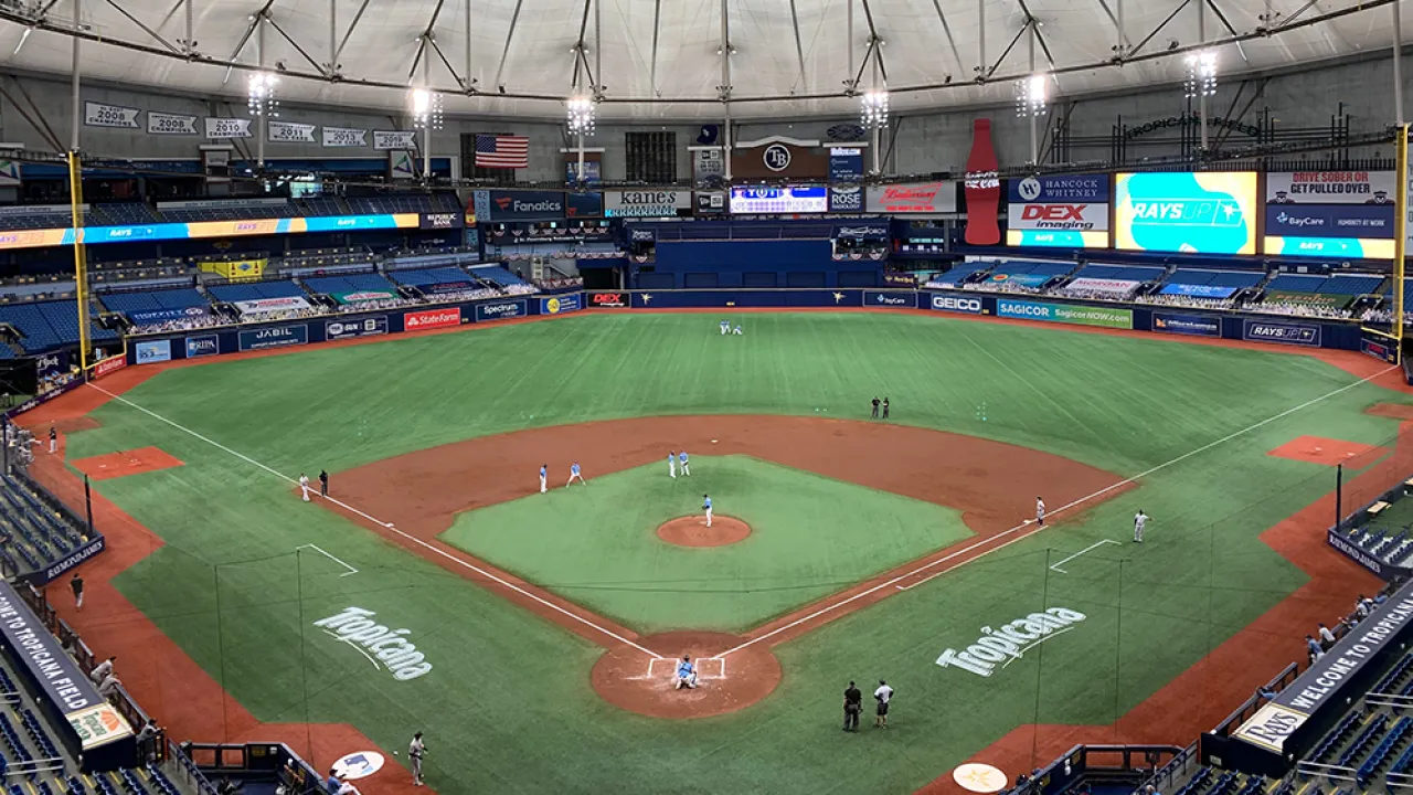 Rays Tropicana field #bluejays #rays #mlb