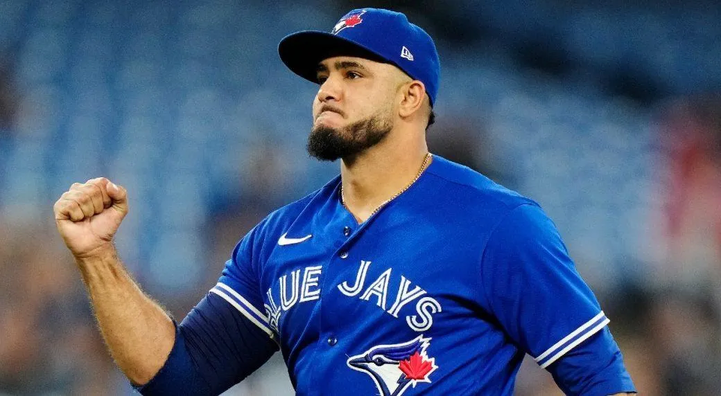 Garcia celebrating a win #bluejays #mlb