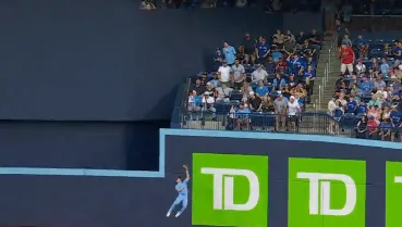 Varsho catch #bluejays #mlb