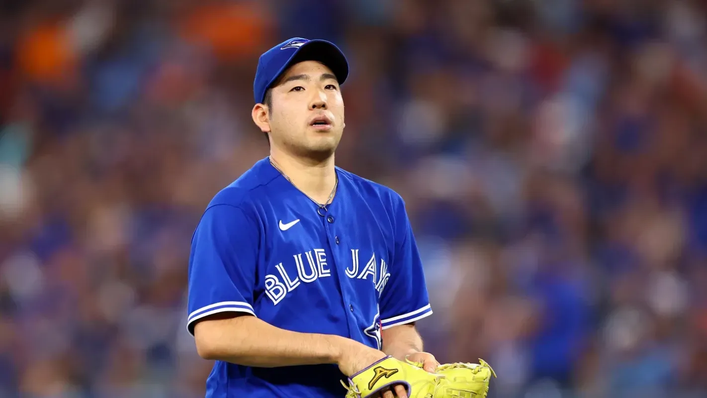 Kikuchi on the mound for the Blue Jays #bluejays #mlb