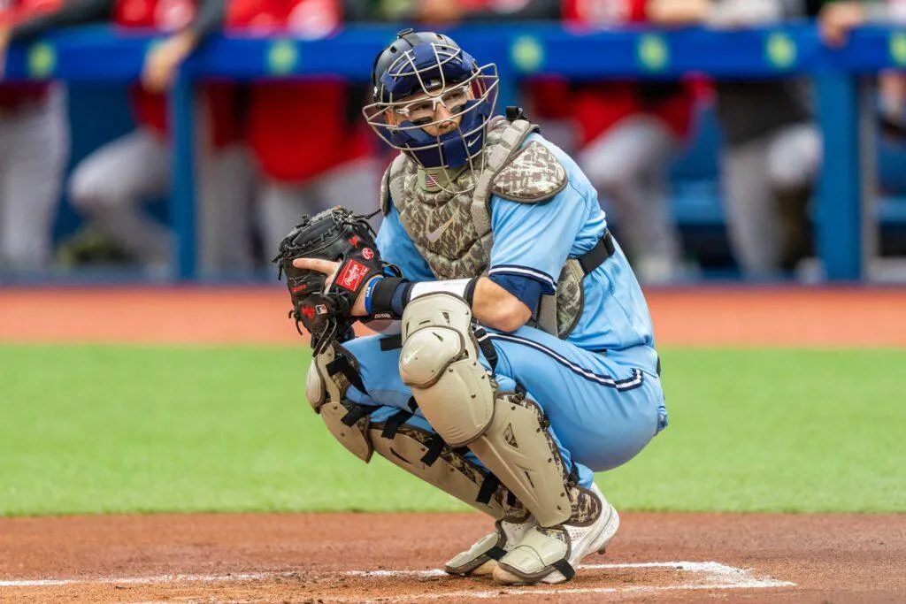 Jansen behind the plate #bluejays #mlb